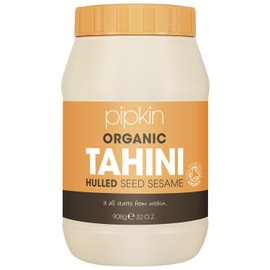 Pipkin 100% Bio-Tahinipaste 908g – Geröstete und gepresste äthiopische Sesamsamen – alles natürlich, koscher, vegan, nicht genmanipuliert