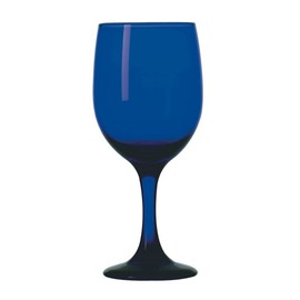 Libbey Premiere Sheer Rim Cobalt Blue 12 Oz Goblet