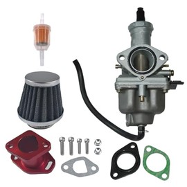 BEAR FLAG EDITION for PZ27 Carburetor Filter Intake Manifold for 150cc 200cc 250cc ATV Go Kart