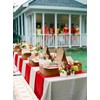 8 Pack Red Table Runner 12 x 72 Inch Satin