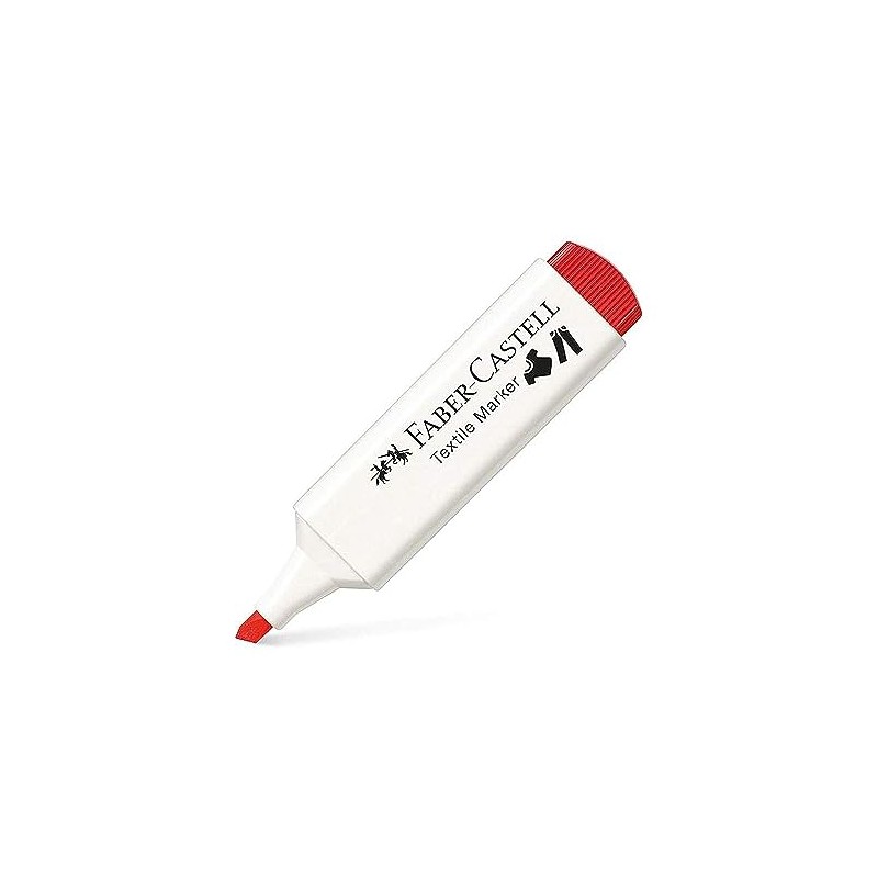 Faber-Castell Textile Marker red 159522