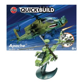 Airfix Quickbuild Boeing Apache Airplane Model Kit, Multi