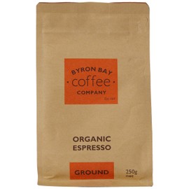Byron Bay Coffee Company Certified Organic Espresso Ground, 250 g