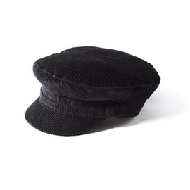 Failsworth Mariner Cord Cap Black Medium