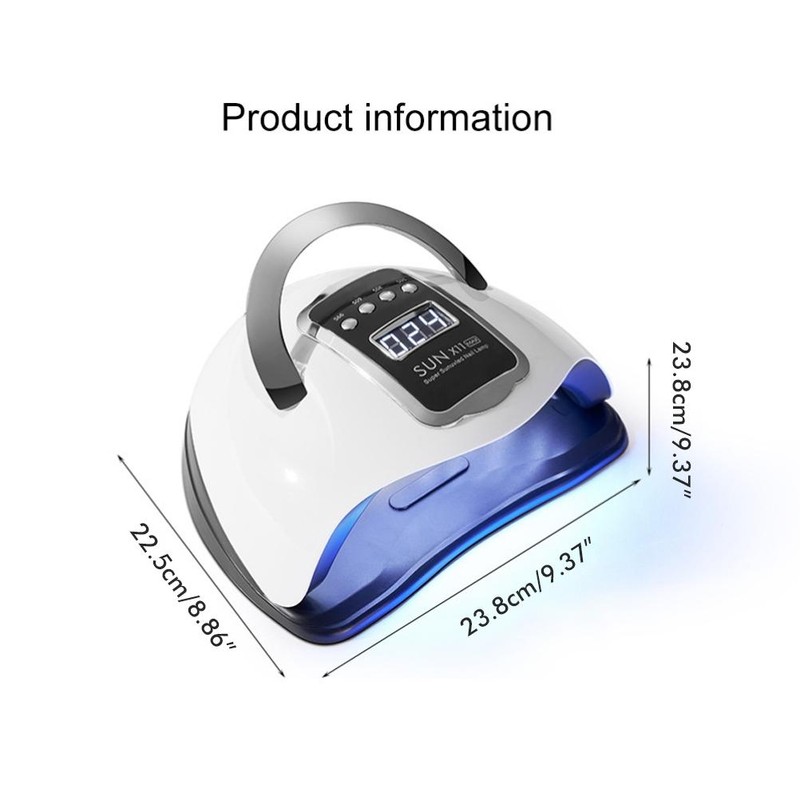 280W UV Lamp for Gel Nails Portable 66LED Nail Lamp