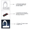 Lulin 100PCS Waterproof Super Bright Led Module Strip Lights White,