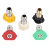 5 Pcs High Pressure Cleaning Spray Nozzle Multi Angle Strong