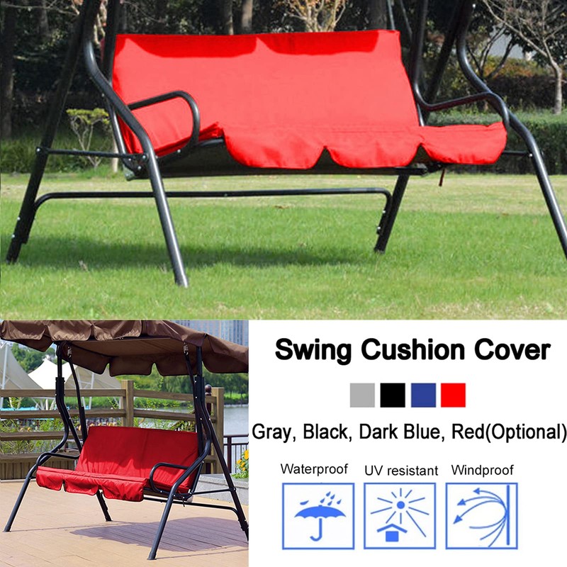 Denash Garden Swing 3 Seater Hammock Bench Cushion,High‑Grade 190T Polyester