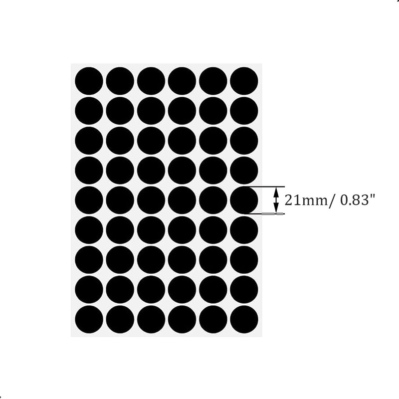 ZXUEZHENG Self-Adhesive Screw Hole Stickers,2-Table 54 in 1 Self-Adhesive Screw