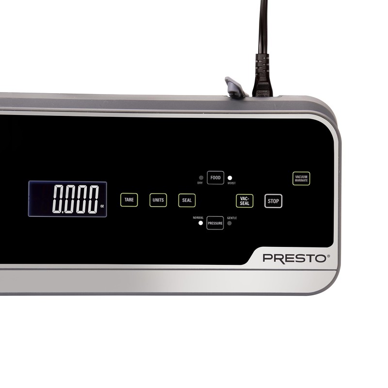 Presto 05623 FreshDaddy Premium Electric Vacuum Sealer with Digital Scale