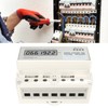 Electric 3 Phase 4 Wire Energy Meter Guide Rail LCD