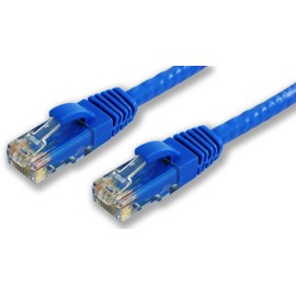 Lynn Electronics CAT6-14-BLB 14-Feet Booted Patch Cable, Blue, 5-Pack