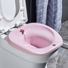 Sitz Bath Seat Deeper Bowl Drain Holes Skid Proof Unisex
