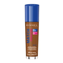 Rimmel London Game Perfection Foundation Lsf 20 504 Deep Mocha