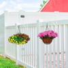 Zacool Vinyl Fence Hooks-4 Pack 5 x 10 Inches Heavy