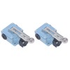 2Pcs Momentary Limit Switch Adjustable Roller Micro Limit Travel Switch