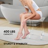 Sumerflos Acrylic Shower Bench for Inside Shower - 18.58" L