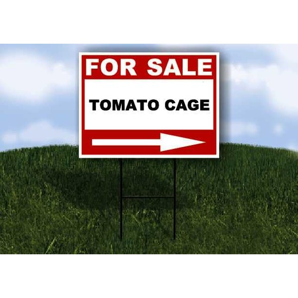 TOMATO CAGE For Sale White Red Black Right Arrow 1