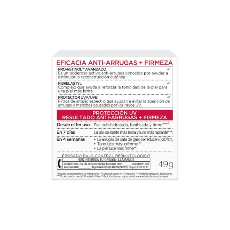 Crema De Día Fps30 L'oréal Paris Revitalift, 50ml Mixta