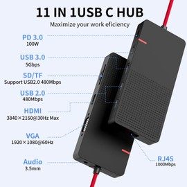 ANYPLUS 11 in 1 USB C HUB