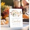Fall Flower Pumpkin Bridal Shower Game,Baby Shower Game Raffle Cards