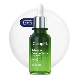 Sérum Facial Cetaphil Advanced Defense de Día para Piel Sensible con Niacinamida y Ácido Hialurónico 30 mL