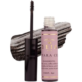 TEIA COSMÉTICOS Gel para Peinar Cejas Café Obscuro | Estilizador Natural con Ingredientes Hidratantes | Fijación Natural + Volumen | Acabado Mate | Vegano y Eco Friendly | 4g