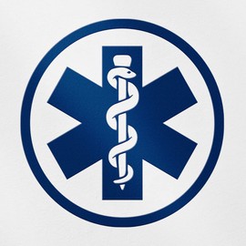 Transparent Decal Stickers of EMT Star PVC (Navy Blue) Premium Waterproof Vinyl Decal Stickers for Laptop Phone Accessory Helmet Car Window Mug Tuber Cup Door Wall Decoration ANDSKUS107062AB080322