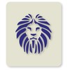 Lion Design Stencil Crafting, Card Making, Face Painting 7cm x