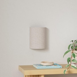Plug in Wall Sconces,Stepless Colors 2700K-6500K & Stepless Dimming,Wall Sconces Set of Two with Remote & Switch Control,Plug in Wall Light with Timer,Wall Lamp with Plug in Cord,Bulbs Included,Linen