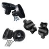 TopHomer Canopy Fittings, Three Piece Suit Plastic Swing Frame Fixing