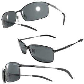 Adventure King FB Polarized Sunglasses, Fishing Sunglasses, Anti-Reflective, Driving, Car, Sports Sunglasses, Polarized Glasses, FB-8A (Polarized Gray)