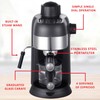 Brentwood GA-134BK Espresso and Cappuccino Maker, 800 Watt, Black