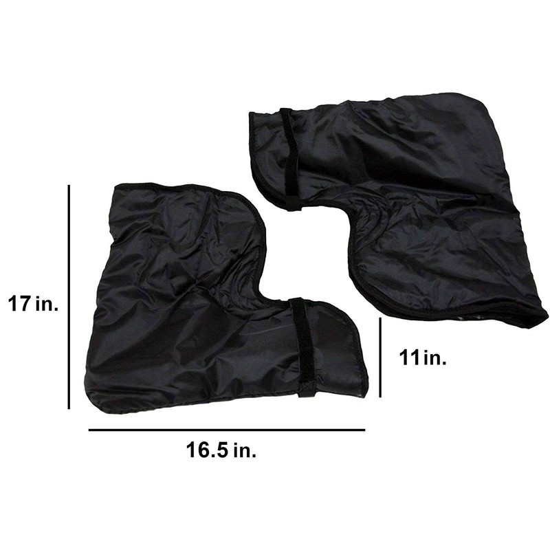 Raider BCS-HB Black ATV/Snowmobile Handlebar Gauntlet Gloves