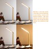 Lichamp Dimmable LED Desk Lamp with USB Charging Port, Touch