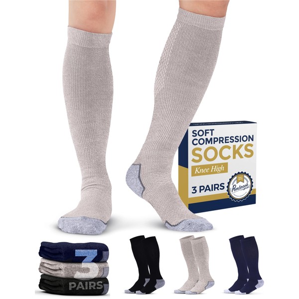 Pembrook Compression Socks for Men - 3 Pack | Graduated