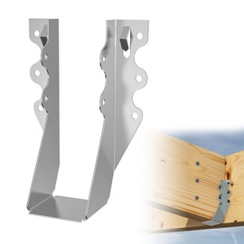 25 pcs 2x6 Joist Hanger,LU26 20 Gauge Double Shear Face Mount Joist Hanger,Hurricane Ties for Rafters Tie Brackets Great for Floor Deck and Ceiling Joists