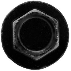 #14 X 2" Heavy Duty Black Timber/Log/Landscaping Wood Screws - Exterior Coated Heavy Duty Screws - ~50 Screw Count - Heavy Duty Black Log Wood Screws