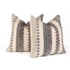 JOJUSIS Pack of 2 Boho Throw Pillow Covers Accent Striped