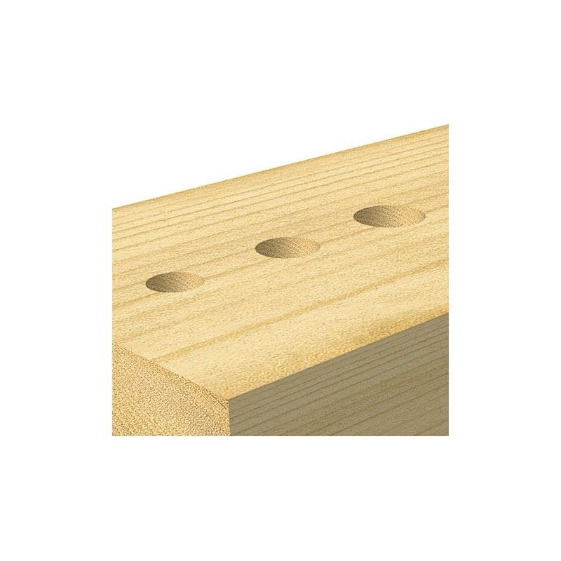 Trend CraftPro Dowel Drill Router Cutter Bit, 1/4 Inch Shank,