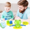 HOWADE Frog Balance Math Game,Frog Weighing Scale Montessori Educational Stem