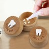 3D Tooth Fairy Box, Carved Wooden Box Souvenir Dropped Tooth