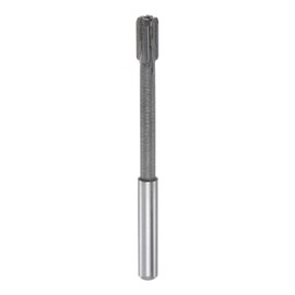 sourcing map Clamping Reamer 7.9 mm H7 Carbide Tip Straight Flutes Round Shank Lathe Cutter