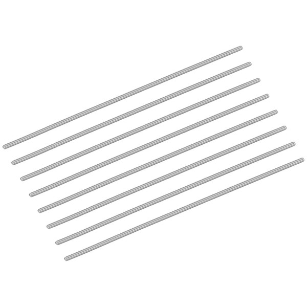 sourcing map 8Pcs M4-0.7x250mm Fully Threaded Rods, Threaded Rods Bar