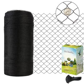POYEE 25 x 50 FT Bird Netting for Garden Woven Mesh Garden Netting for Plants, Vegetable, Fruit Trees, Blueberry Bushes, Strawberries Against Birds, Deer, Squirrels and Other Animals