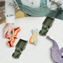 TOYANDONA Truck Car Models: 10Pcs Vehicles Toys Toys Model Kids Car Sand Table Decoration for Adult Boys