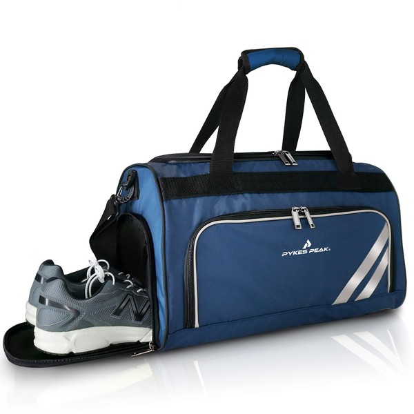 PYKES PEAK PP-BAG Series Boston Bag, 2020, 5 Colors, 10.6 gal (40 L) Storage, Sports Bag, Shoe-in Pocket, Golf Bag, Gym, Travel, Large Capacity, Waterproof, Men's, Women's, nvy