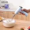 USB Charging Cordless Egg Whisk Adjustable Stainless Steel Electric Hand