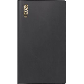 rido/idé Pocket Calendar Mod. TM 11 2026 | A6, Plastic, Black