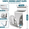 Amuille Heavy Duty Vinyl Siding Hooks 15 Pack, Stainless Steel